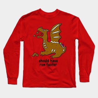 Gingerbread Dragon Wins Long Sleeve T-Shirt